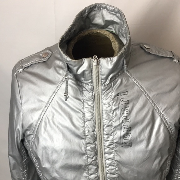 Ferrari Puma women's limited edition silver jacket Sz  large - Picture 4 of 16